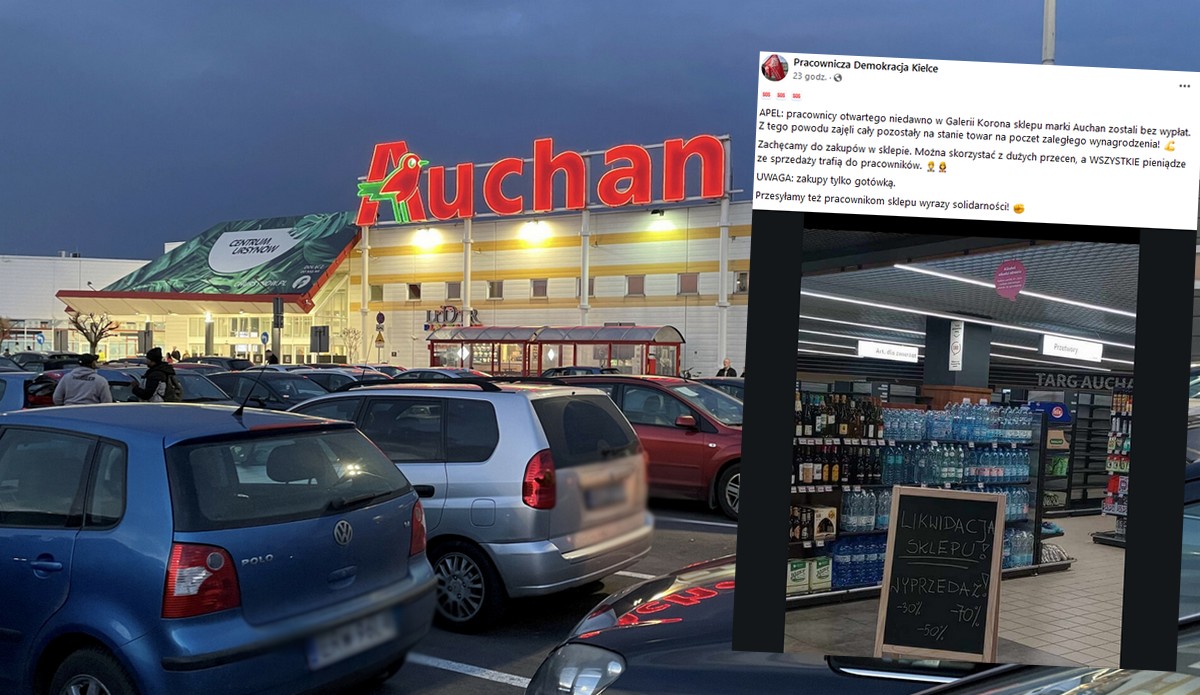 Auchan odpowiada na protest pracowników, sieć twierdzi, że jest jej przykro