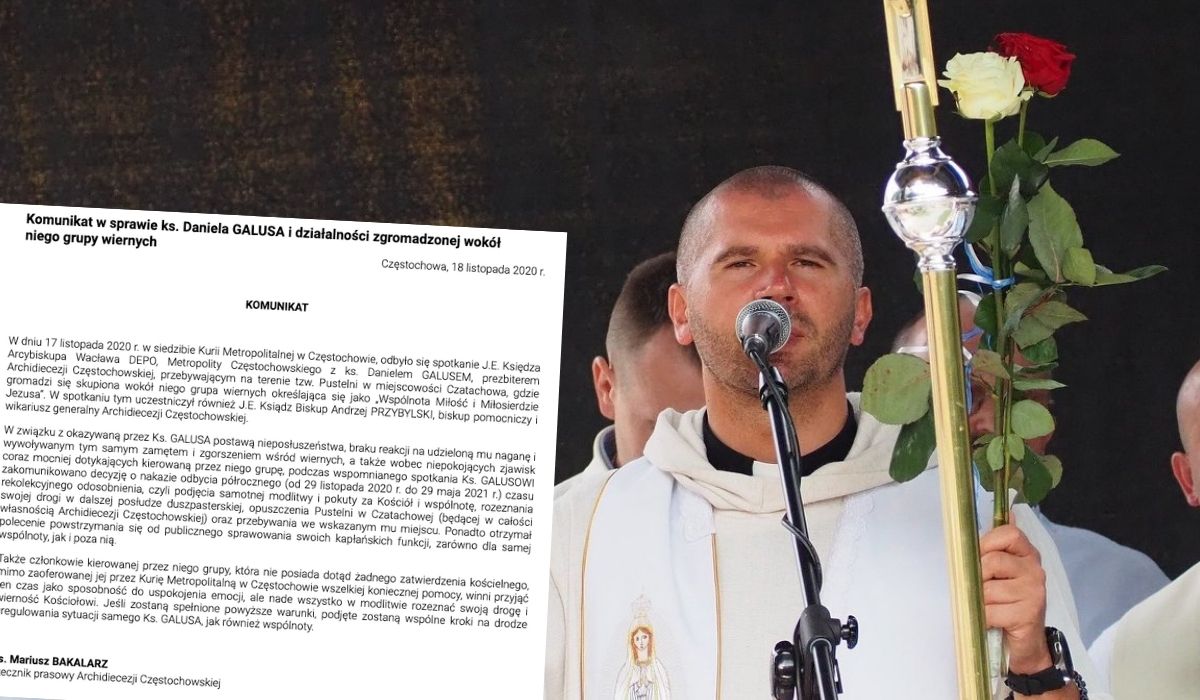 Ksiądz, który namawiał do zdejmowania maseczek, został wysłany na pół roku odosobnienia, żeby przemyślał swoje postępowanie 