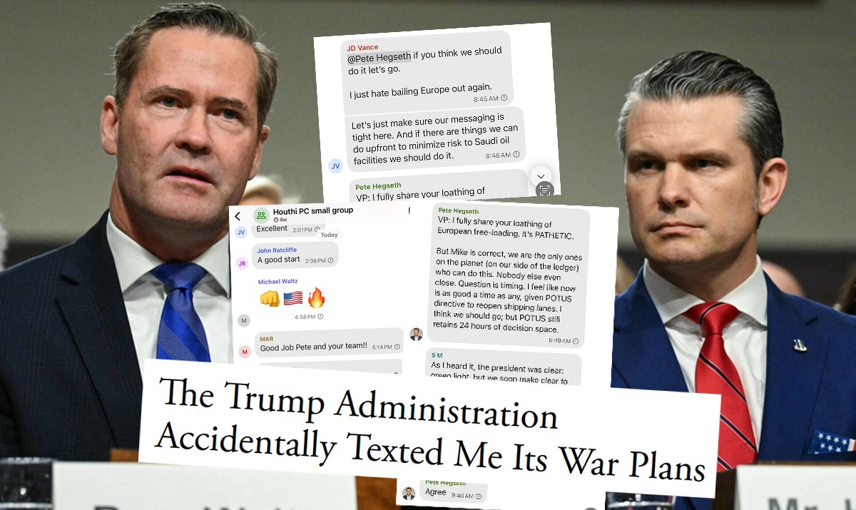 Potwierdziły się rewelacje dziennikarza, który przypadkiem został dodany do omawiania planów wojennych USA