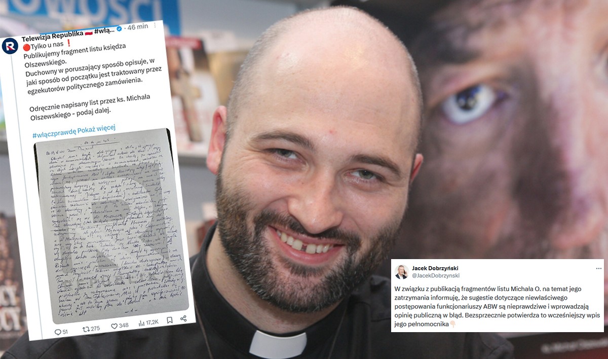 Służby zaprzeczają, że torturują księdza Michała "Salcesona" Olszewskiego
