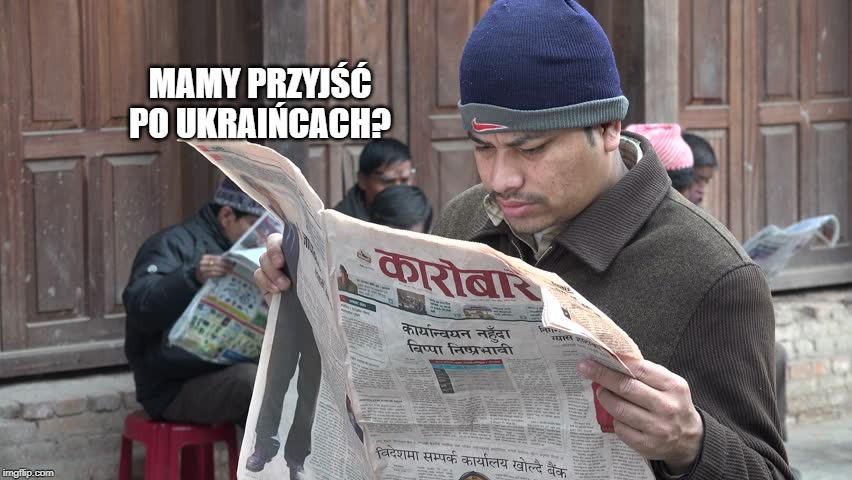 Winnicki o imigrantach: po Ukraińcach przyjdą Nepalczycy