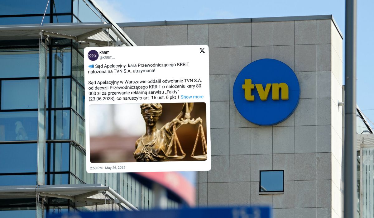 TVN dostało karę za przerwanie Faktów reklamą, stacja tłumaczy się błędem technicznym
