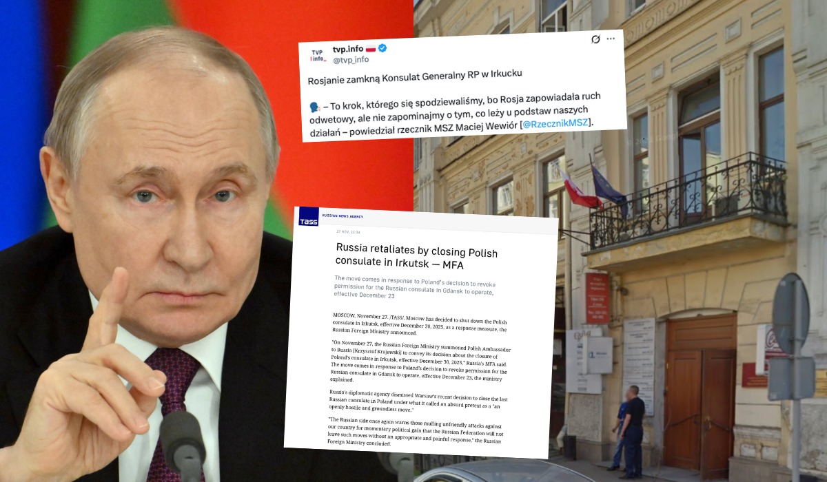 Rosja postanowiła się odwinąć i zamyka polski konsulat w Irkucku