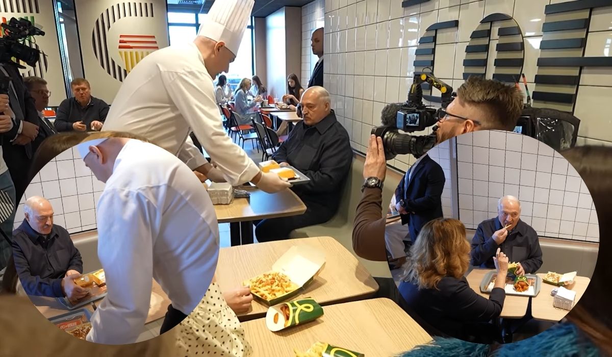 Łukaszenka odwiedził krajową podróbkę McDonald's i chce więcej takich w powiatach