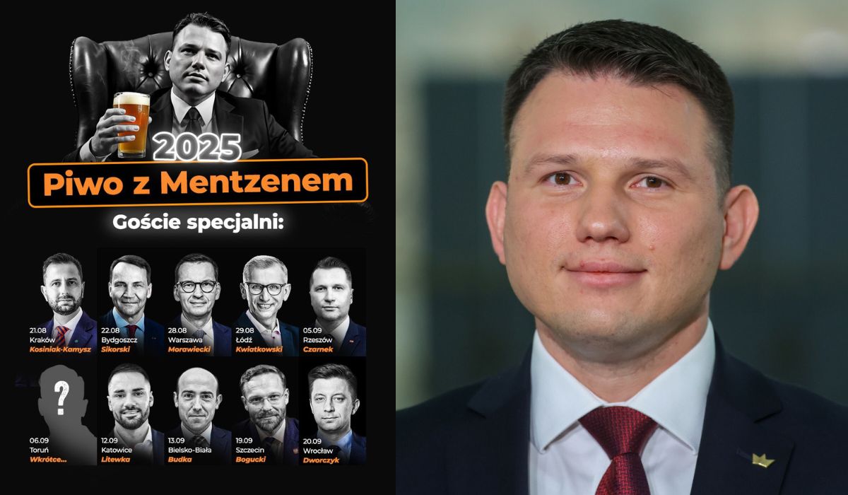 Mentzen zapowiada serię rozmów z przeciwnikami politycznymi na swoich spotkaniach przy piwie