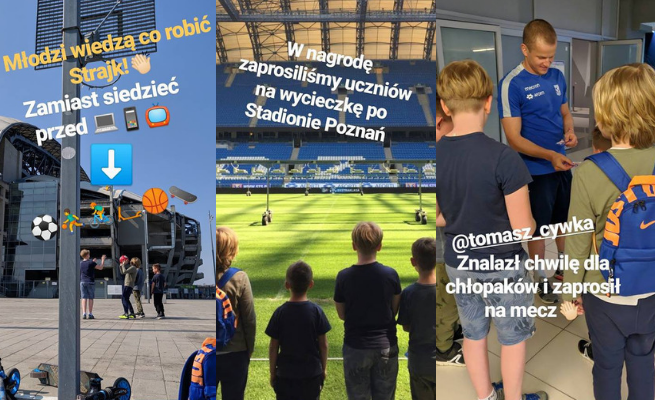 Lech Poznań dał dzieciakom pokopać piłkę na stadionie, skoro i tak nie mają nic do roboty