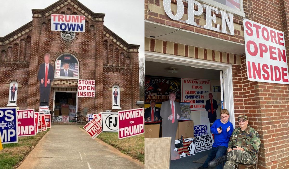 Może chcecie zobaczyć, jak wygląda sklep poświęcony w całości Donaldowi Trumpowi