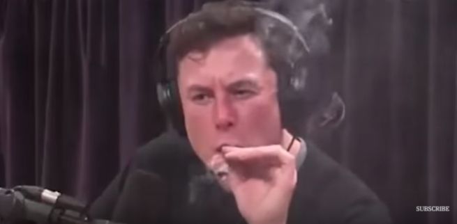 Elon Musk zapalił skręta. Akcje staniały o 6%