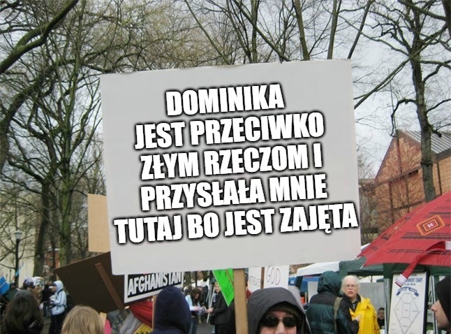 Powstała aplikacja do wynajmowania kogoś, kto pójdzie za ciebie na manifestację