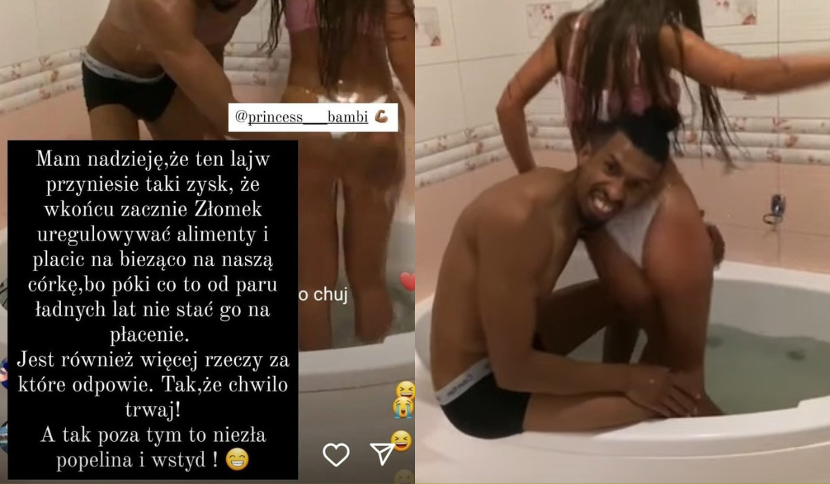 Była dziewczyna Bratana wyraża nadzieję, że dzięki swoim biedawybrykom wreszcie zarobi i zacznie płacić alimenty