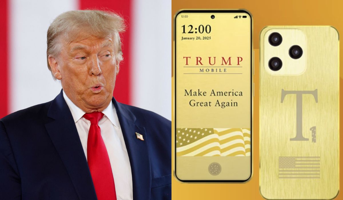 Donald Trump po sprzedaży zegarków, kryptowalut, Biblii i innych gadżetów teraz oferuje Trumpfony