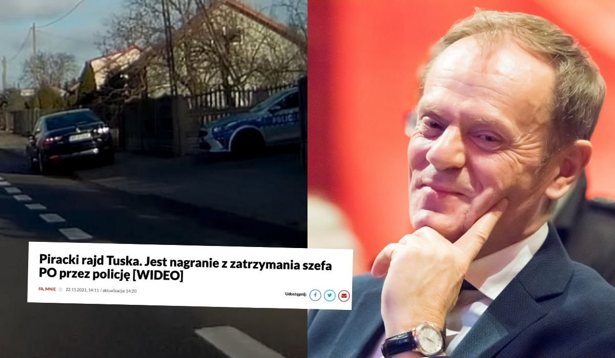 TVP chwali się, że ma nagranie z zatrzymania Tuska