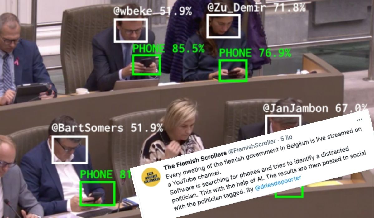 Gość stworzył bota, który sprawdza ile czasu politycy na obradach marnują na przeglądanie telefonów