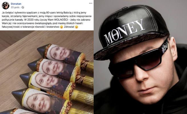 Donatan wyśmiał aktywistów, po fali krytyki pisze, że to był zakład, a wygraną przeznaczy na zwierzęta