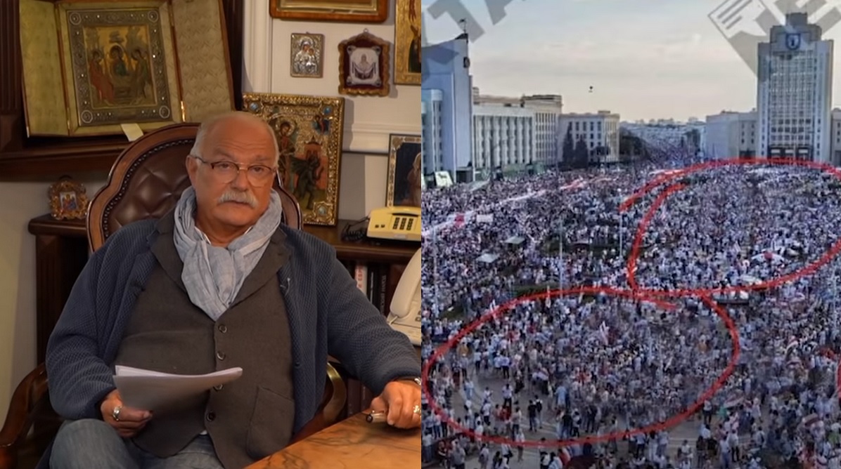 Znany rosyjski reżyser tłumaczy, że masowe protesty na Białorusi to fotomontaż