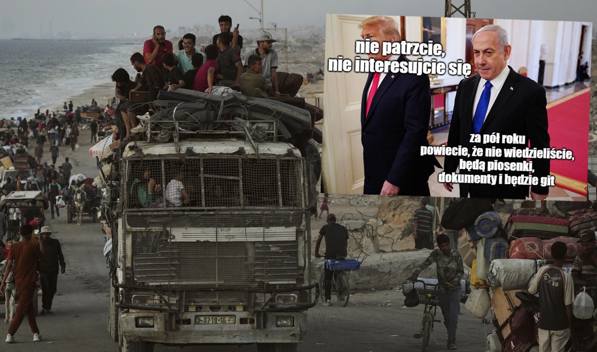 Izrael łaskawie utworzył tymczasową drogę ucieczki, zanim ponownie uderzy w Strefie Gazy