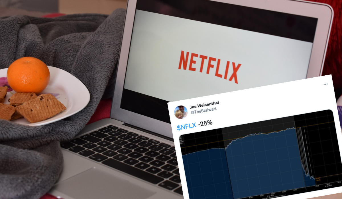 Netflix pierwszy raz od 10 lat zaczął tracić subskrybentów. Akcje staniały aż o 25%