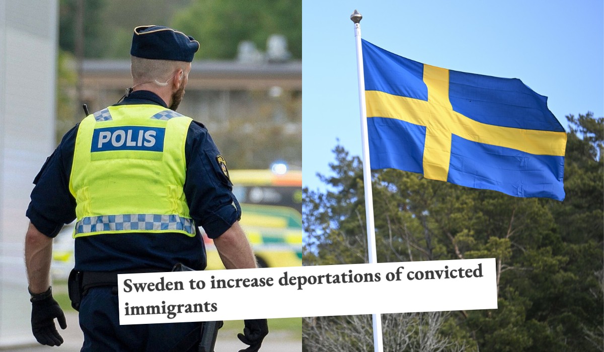Szwecja: rząd zapowiedział, że sześciokrotnie wzrośnie liczba deportacji przestępców