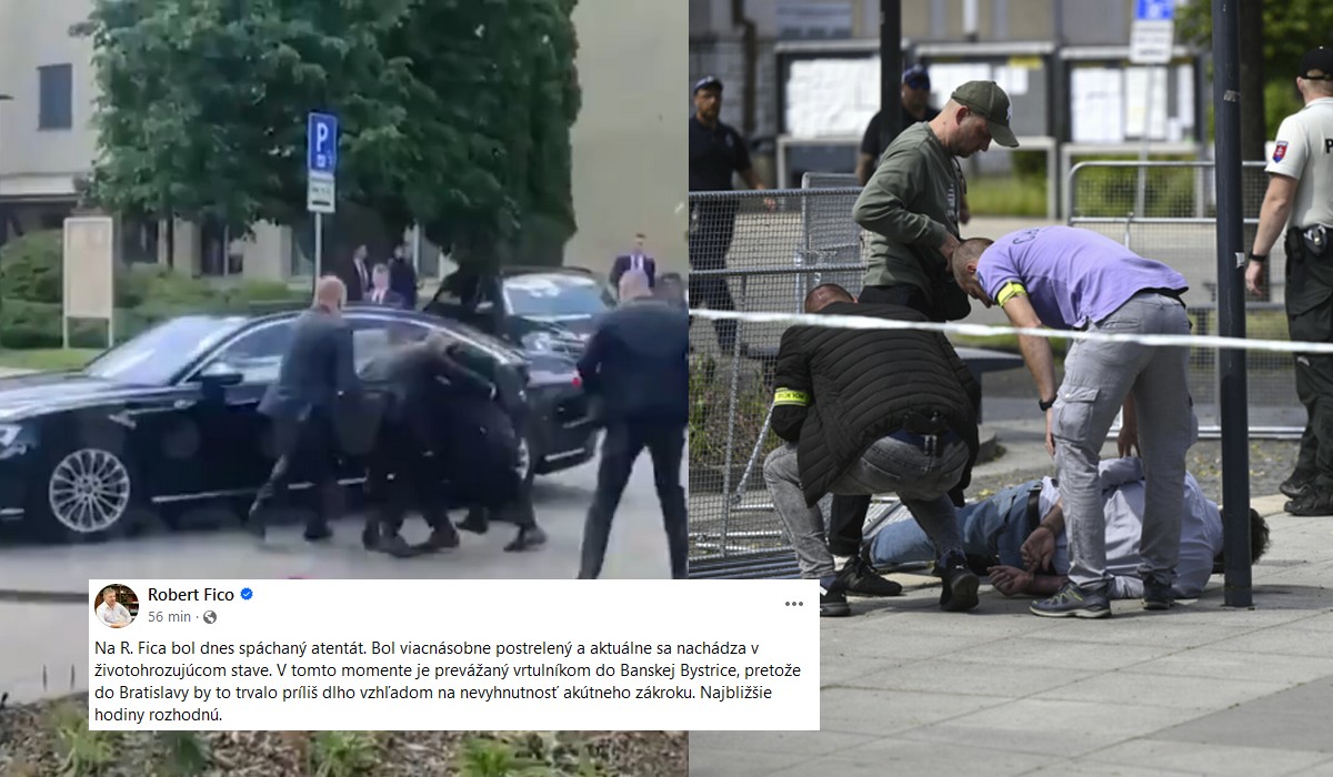 Słowacja: premier Fico postrzelony, znajduje się w szpitalu, zatrzymano sprawcę