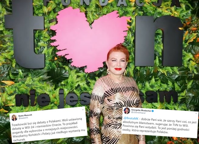 Mosbacher do Beaty Mazurek: TVN to nie WSI. Powinna się Pani wstydzić