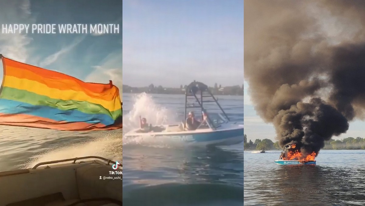 Karma wraca: załoga wykrzykująca obraźliwe teksty antyLGBT musiała chwilę później prosić o pomoc