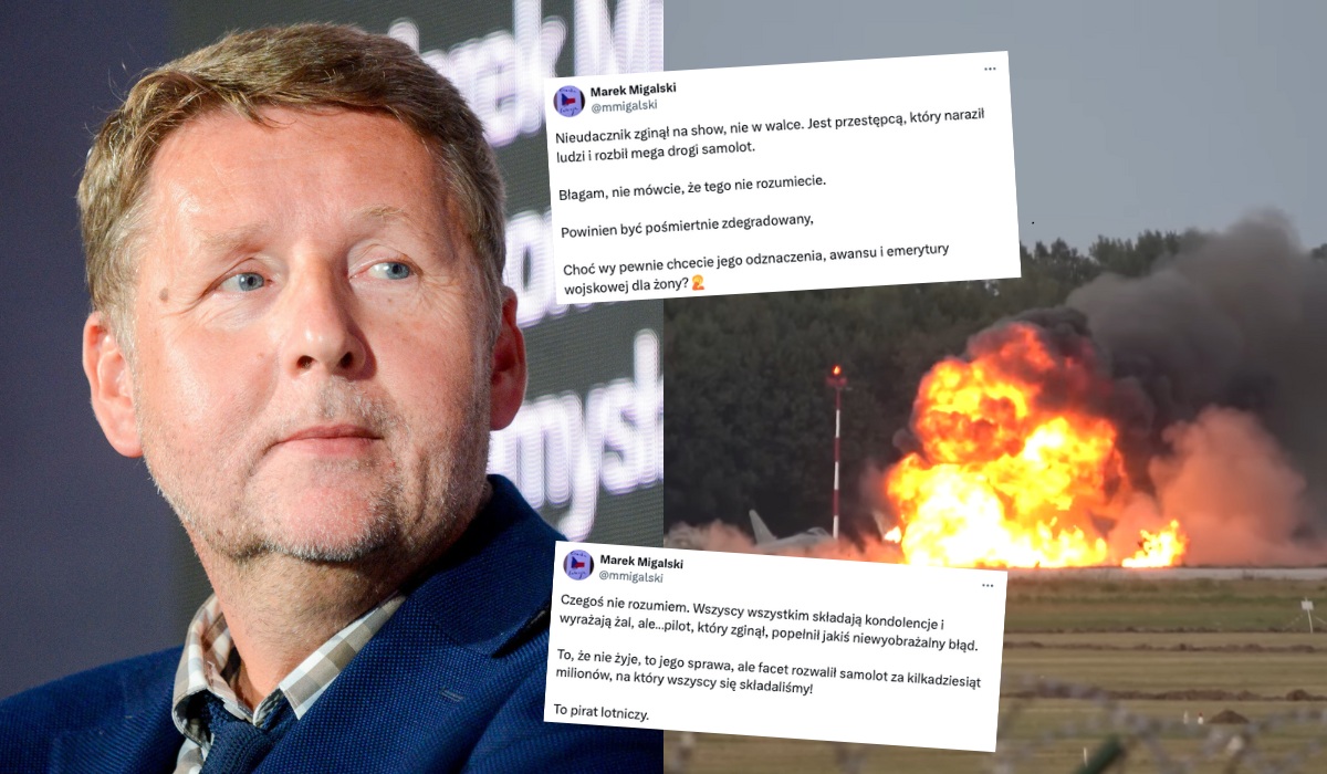Były europoseł PiS próbuje się wytłumaczyć z nazwania zmarłego pilota F-16 "nieudacznikiem" i "przestępcą"