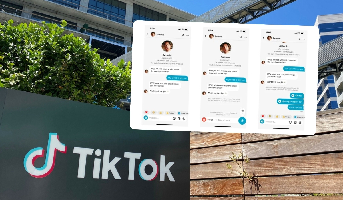 TikTok dodaje obrazy i głosówki w wiadomościach, chce konkurować z popularnymi komunikatorami