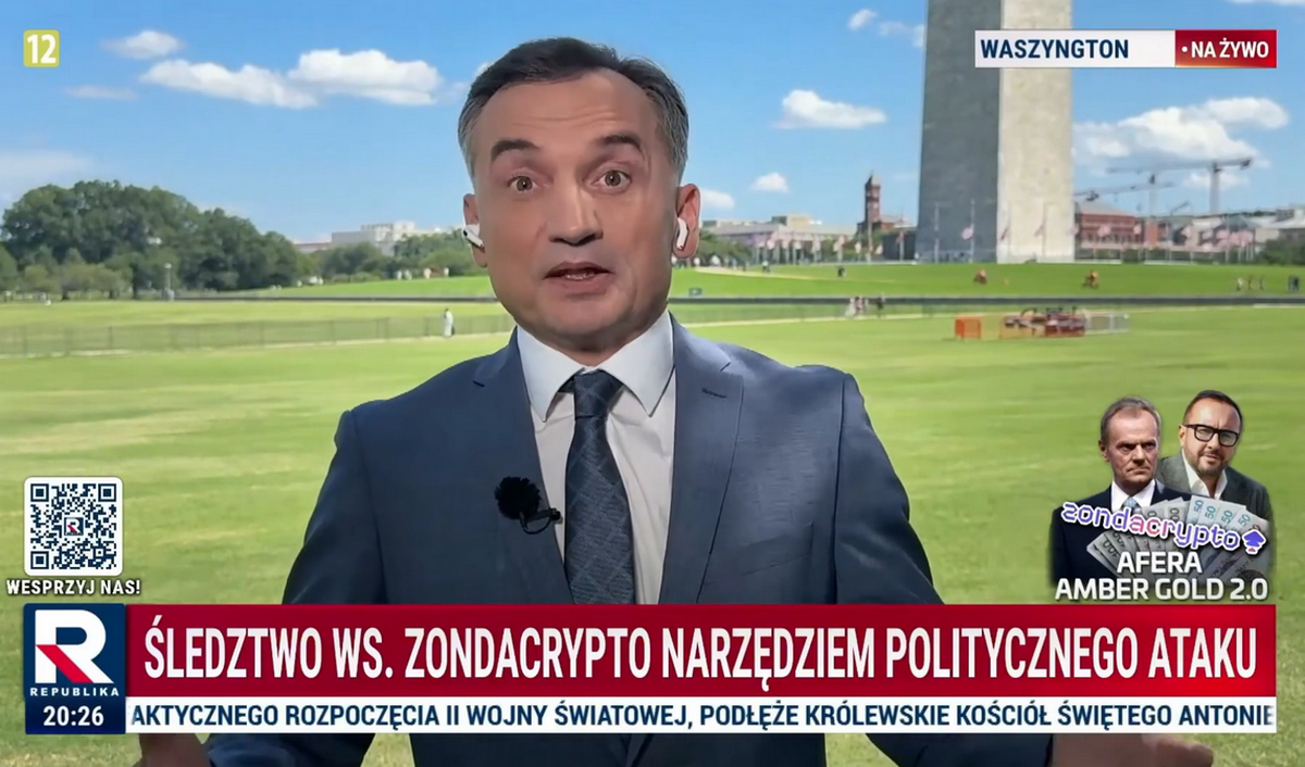 Ziobro na uchodźstwie przekonuje, że Zondacrypto to Amber Gold 2.0 i w ogóle wina Tuska
