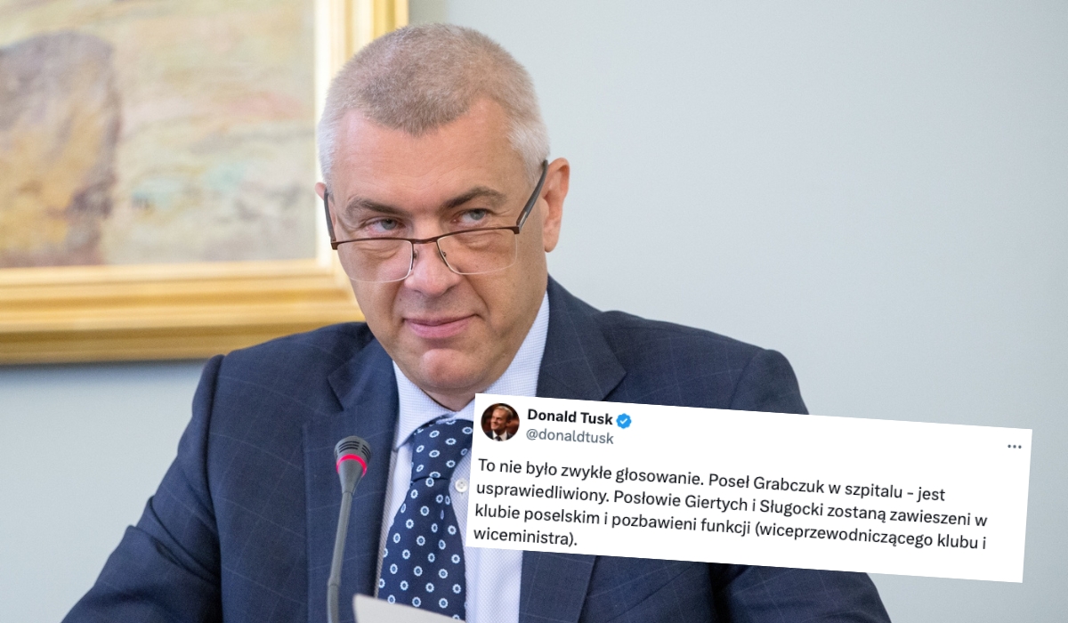 Roman Giertych nie głosował w sprawie aborcji, został zawieszony i stracił funkcję w klubie