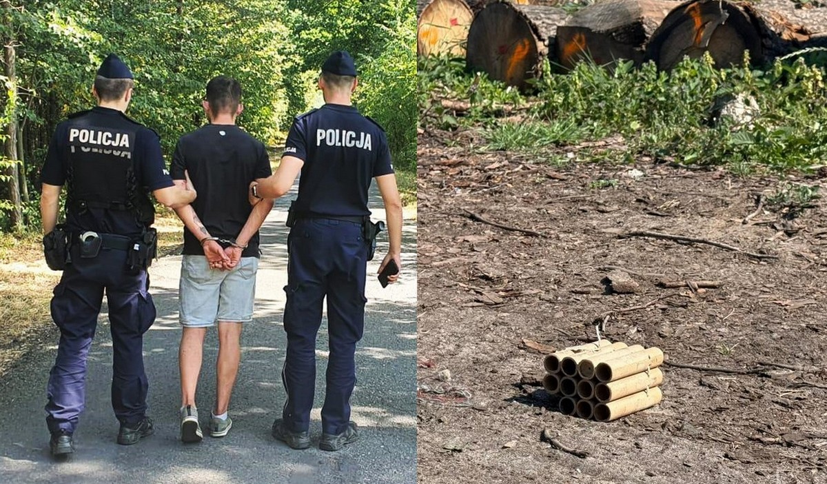 Kędzierzyn-Koźle: policja złapała gagatka odpowiedzialnego za pożar lasu wzniecony fajerwerkami