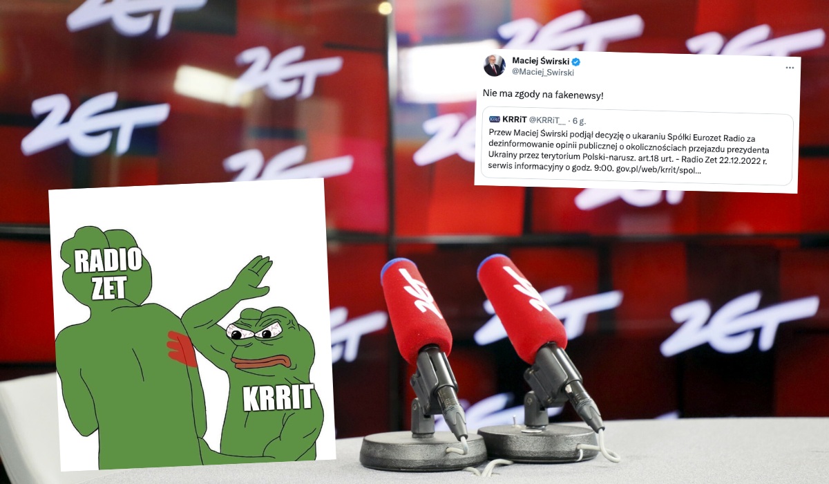 Radio Zet dostało prawie pół miliona kary, Świrski tłumaczy, że za "podkopywanie racji stanu"