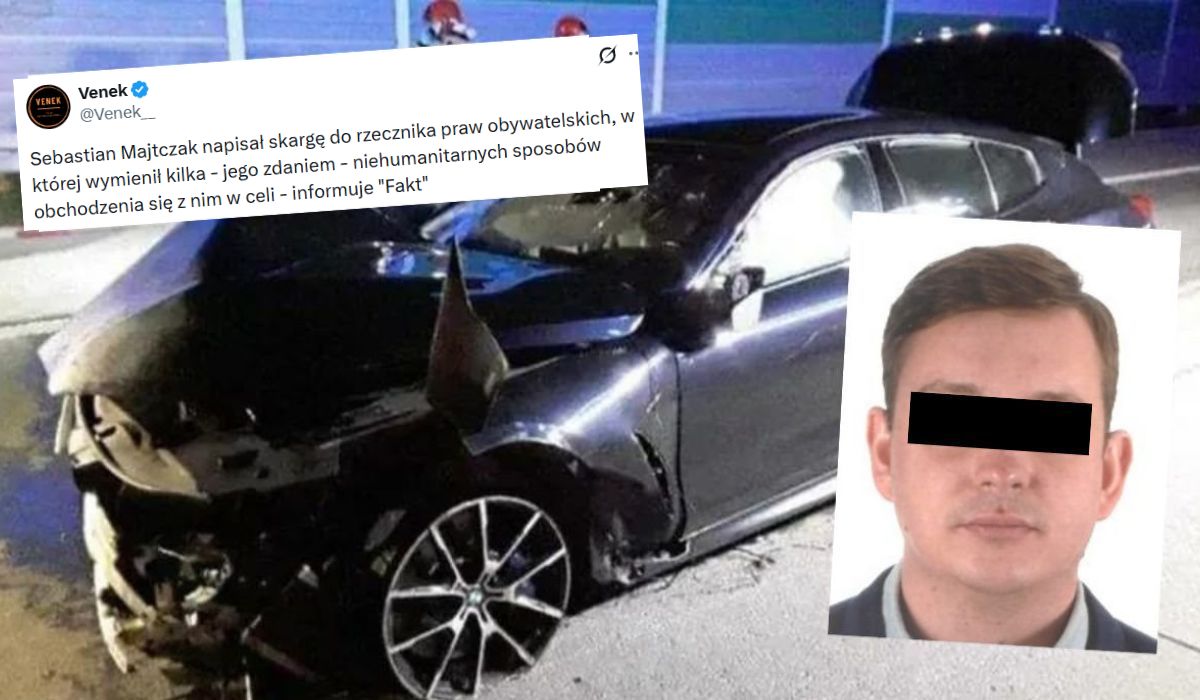 Majtczakowi bardzo źle siedzi się w areszcie, więc poskarżył się Rzecznikowi Praw Obywatelskich