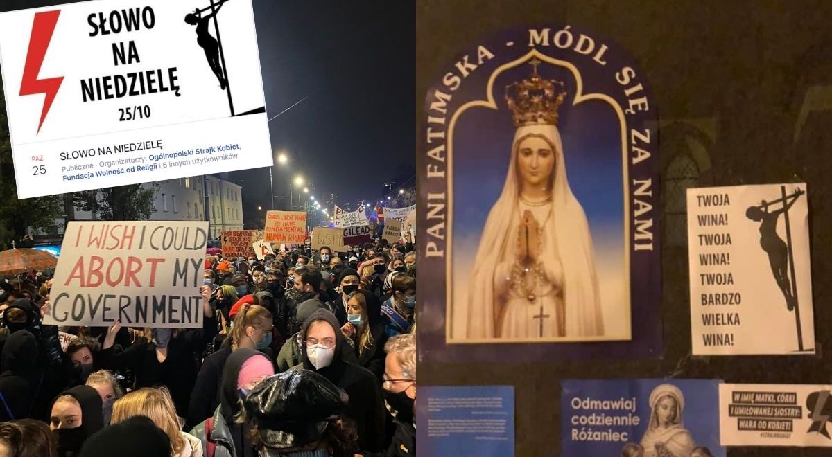 Strajk Kobiet zapowiada zakłócanie mszy w kościołach w całej Polsce