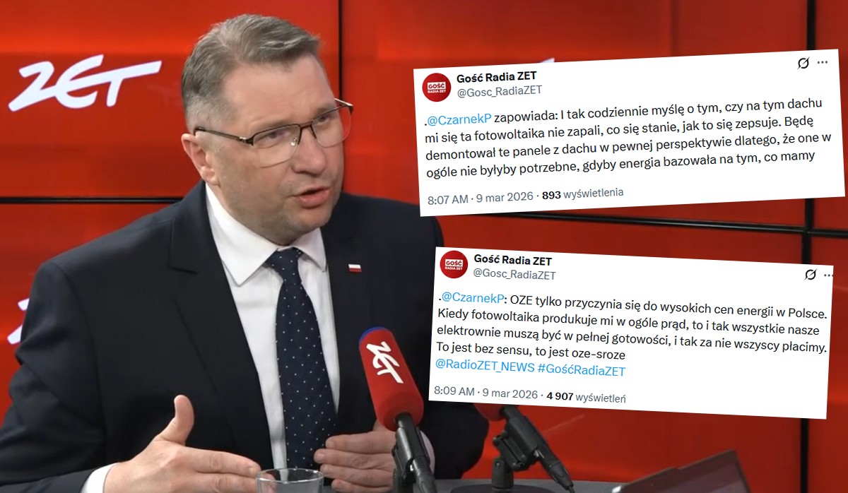 Przemysław Czarnek dalej broni swojego zdania o OZE i zapowiada, że będzie demontował swoje panele