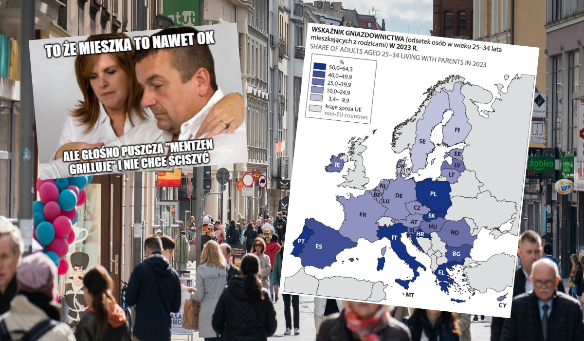 GUS: w Polsce liczba gniazdowników w wieku 25-34 lat przewyższa Włochy