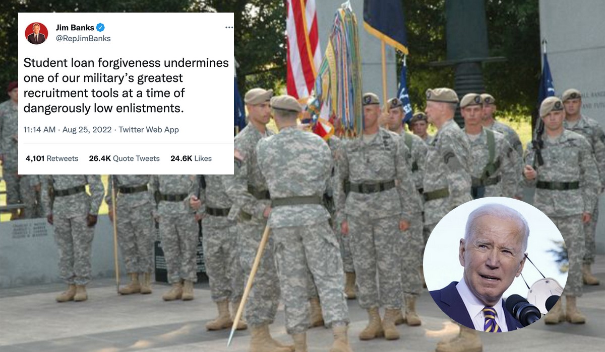 USA: zwolnienie z kredytów studenckich wzbudziło falę niezadowolenia i zmartwień, że pogorszy się rekrutacja do wojska