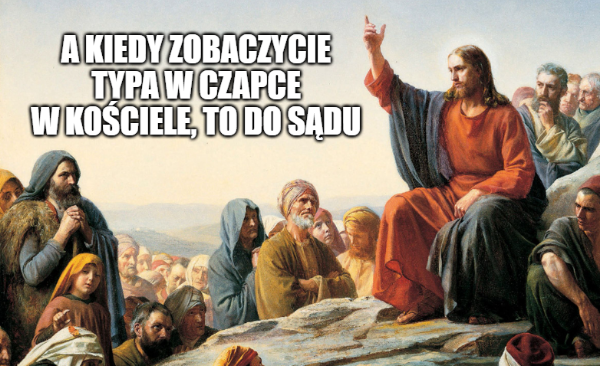 Wałbrzych: facet trafił przed sąd za noszenie czapki w kościele, bo "obraził uczucia religijne"
