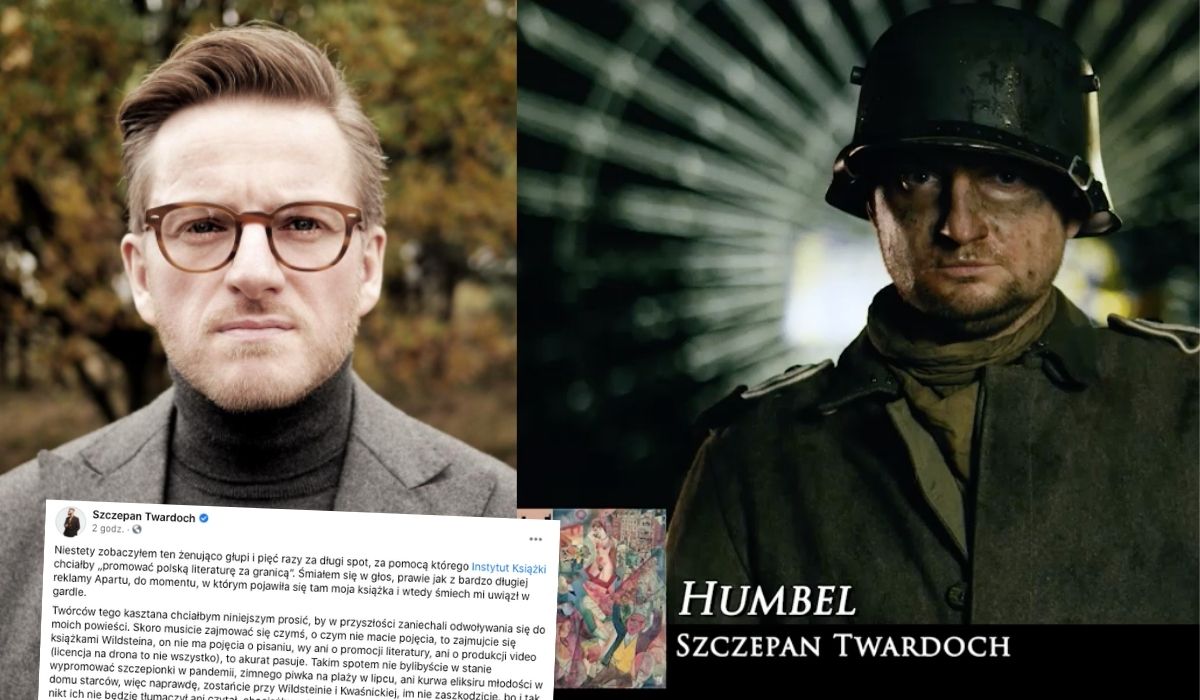 Twardoch łagodnie do autorów reklamy książek, prosi, żeby "twórcy tego kasztana" nie mieszali go do tej żenady