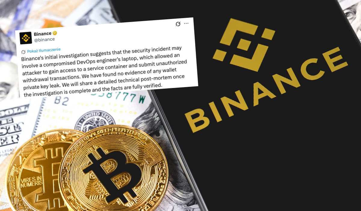 Największa giełda kryptowalut, Binance, padła ofiarą niespotykanego jak dotąd ataku hakerskiego
