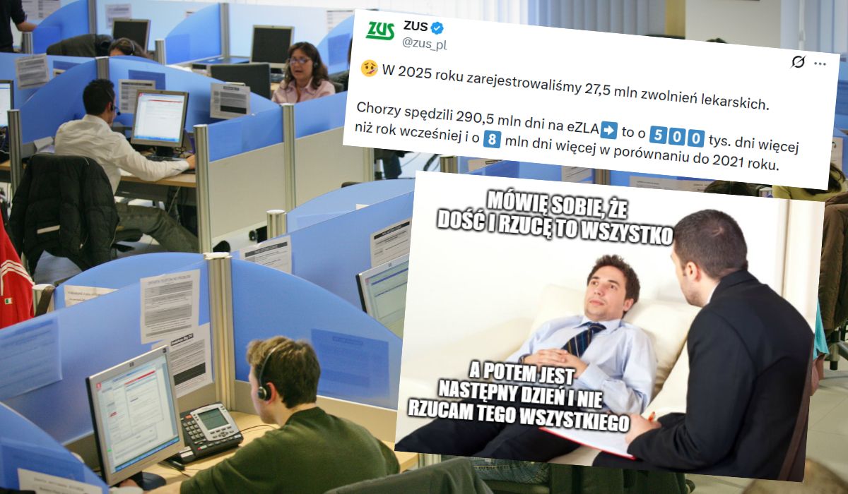 Badanie: Polakom sypie się zdrowie psychiczne, jest coraz częstszym powodem L4