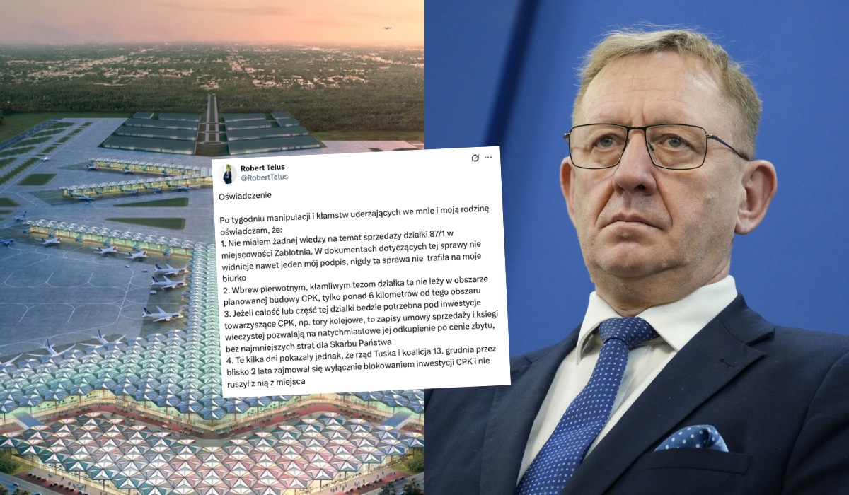 Były minister rolnictwa żali się na nagonkę przez aferę z CPK, twierdzi, że o niczym nie wiedział