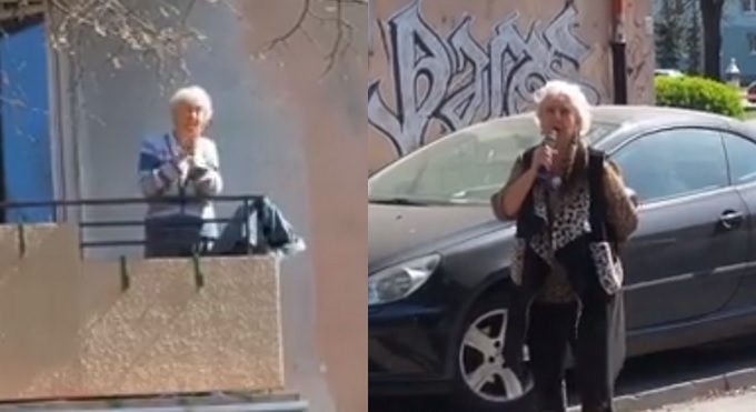 Toruń: jedna pani śpiewająco pozdrowiła sąsiednie osiedle i swoją przyjaciółkę Halinkę