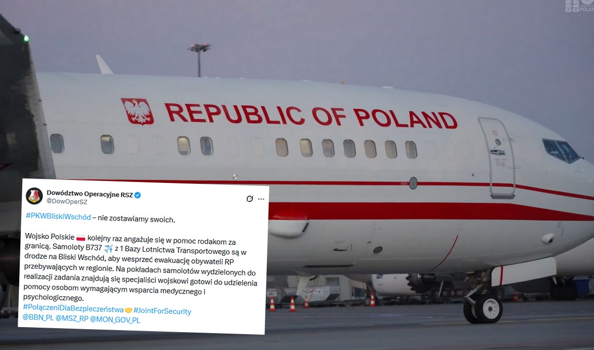 Rozpoczęła się akcja ewakuacyjna z Bliskiego Wschodu, po Polaków poleciały samoloty wojskowe