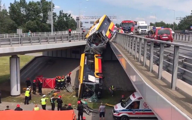 TVP Info: kierowca autobusu z wczorajszego wypadku był pod wpływem amfetaminy. "Był silnie naćpany" 