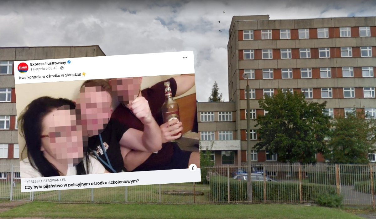 Sieradz: policjant doniósł na policjantów, że w ośrodku szkoleniowym pity jest alkohol i palone są szlugi
