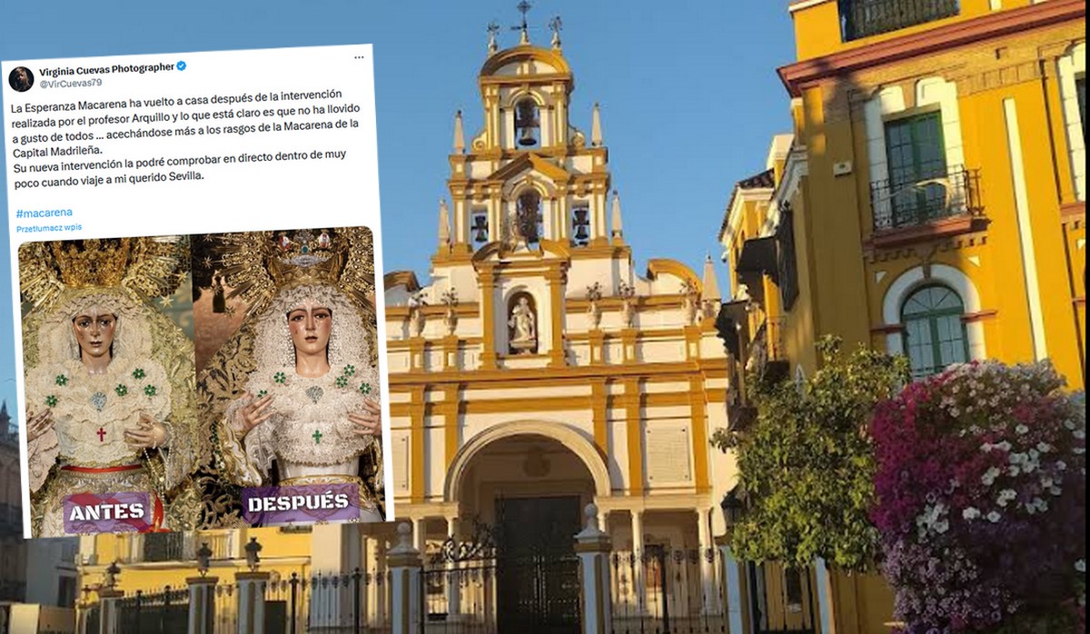 Matka Boska Macarena kolejną figurą, która przeszła nie do końca szczęśliwą renowację