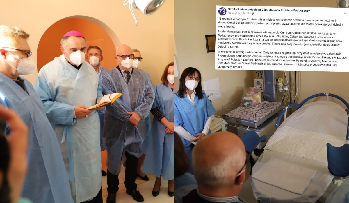 Bydgoszcz: w szpitalu powstał pokój pożegnań dla matek dzieci z wadami letalnymi