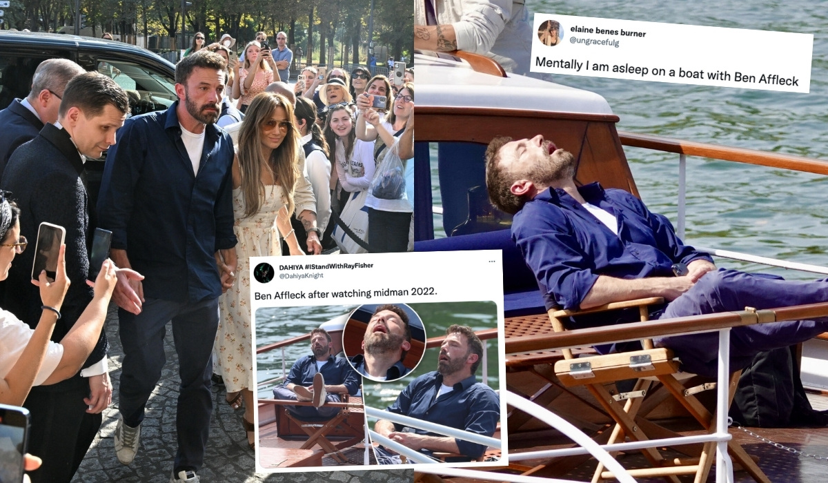 Ben Affleck, aktor i bohater memów o byciu zmęczonym zdrzemnął się na łodzi i jakoś wszystkim zrobiło się miło