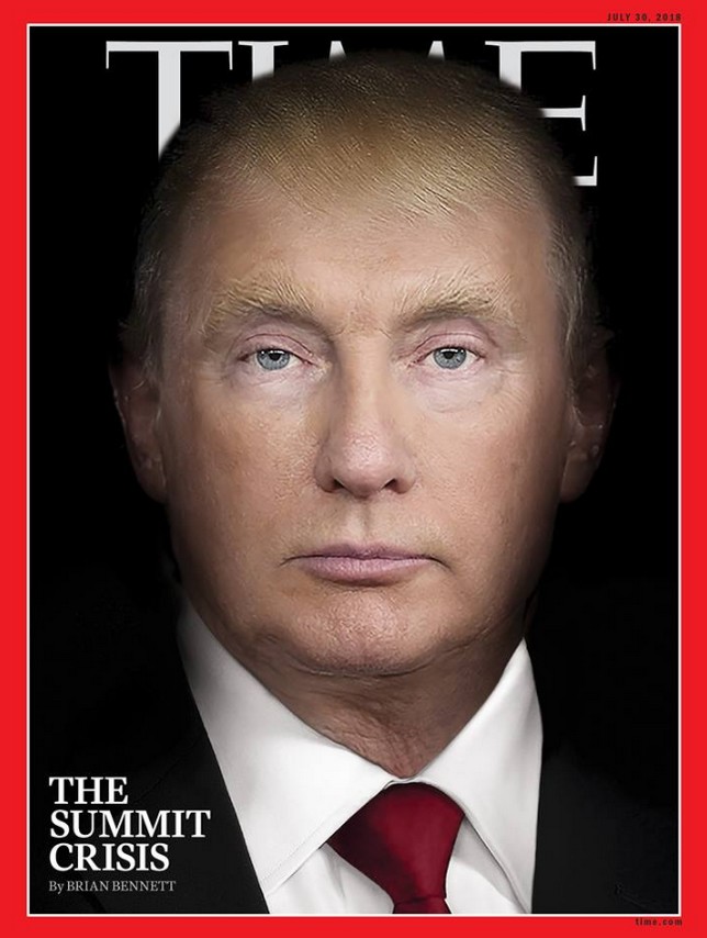"Time" atakuje na okładce Trumpa