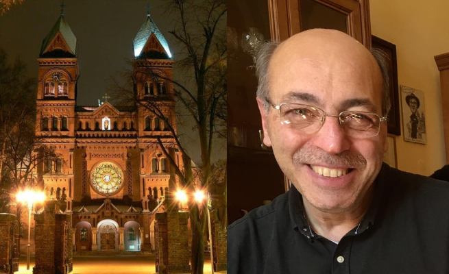 Uchodźca z Syrii prowadzi bezpłatny kurs arabskiego dla parafian w Katowicach